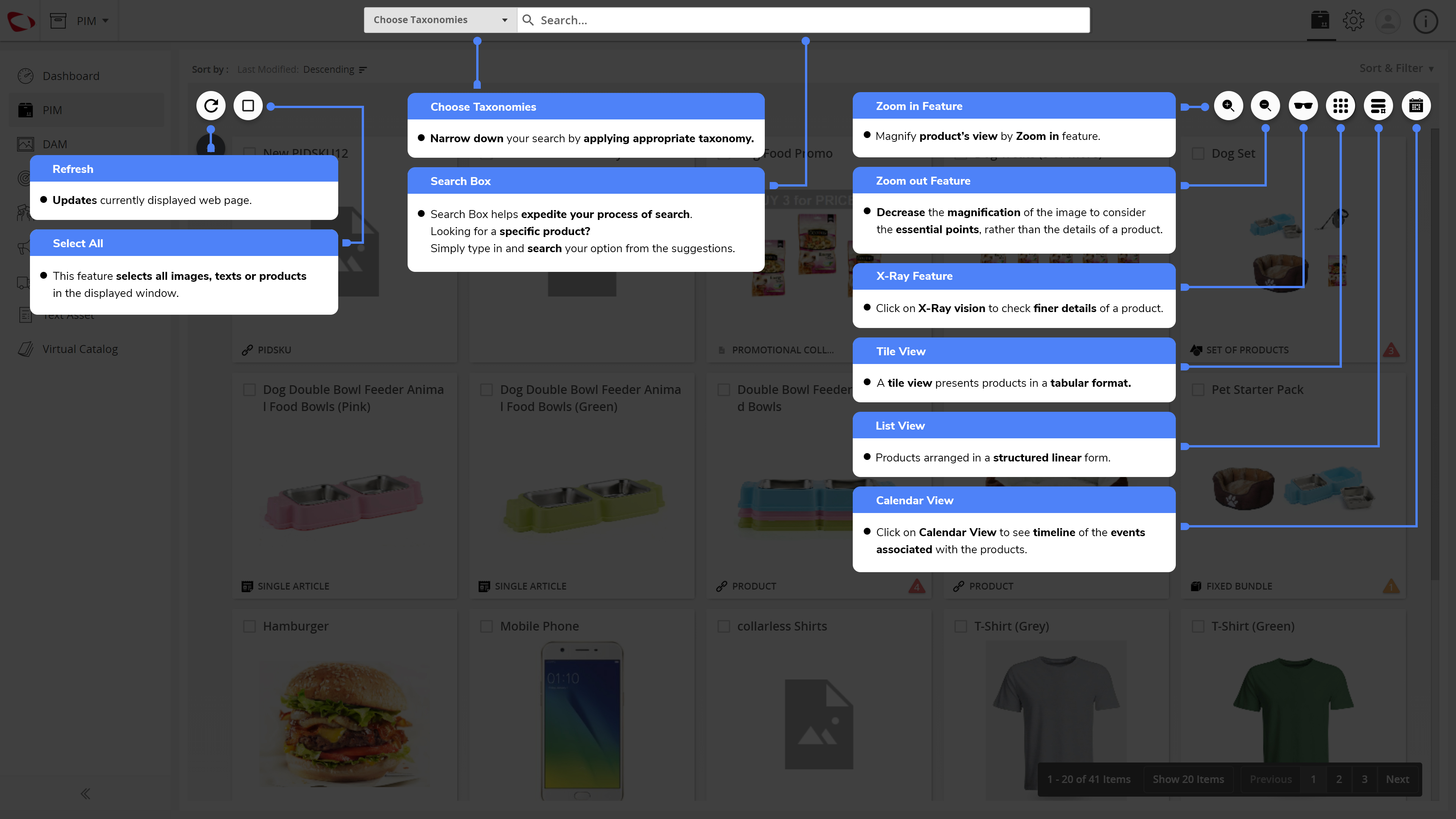 Contentsphere UI
